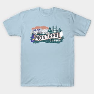 I'd Rather Be In Montreal Quebec - Canada Vintage Souvenir T-Shirt